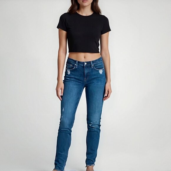 Rag & Bone Cate Mid-Rise Skinny Jeans La Paz Wash Size 27 EUC - Picture 1 of 15